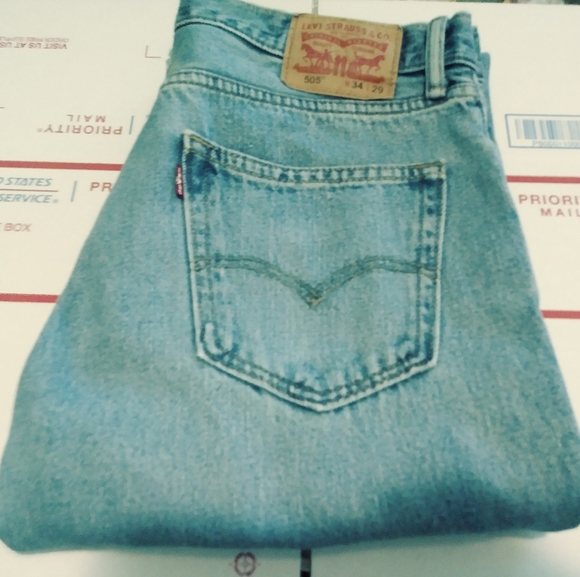 Levi's Other - 👖LEVI 505 VINTAGE JEAN W34×32L COTTON,🐧AWESOME NICE GIFT. 🎁